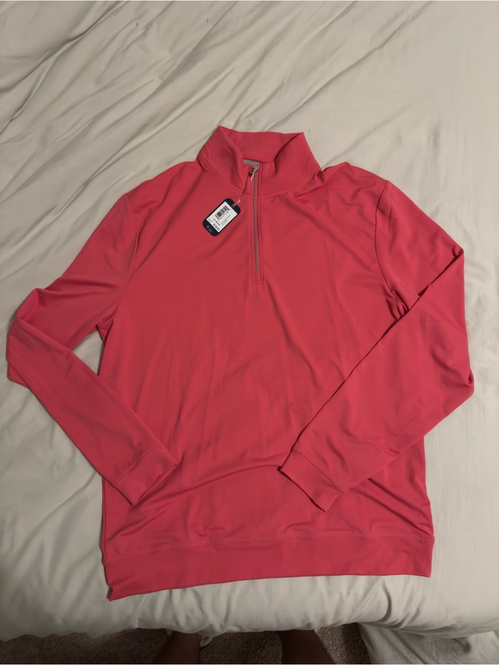 Johnnie-o Motion Pullover. Size Medium. New With Tags. Lobster Color. Golf.